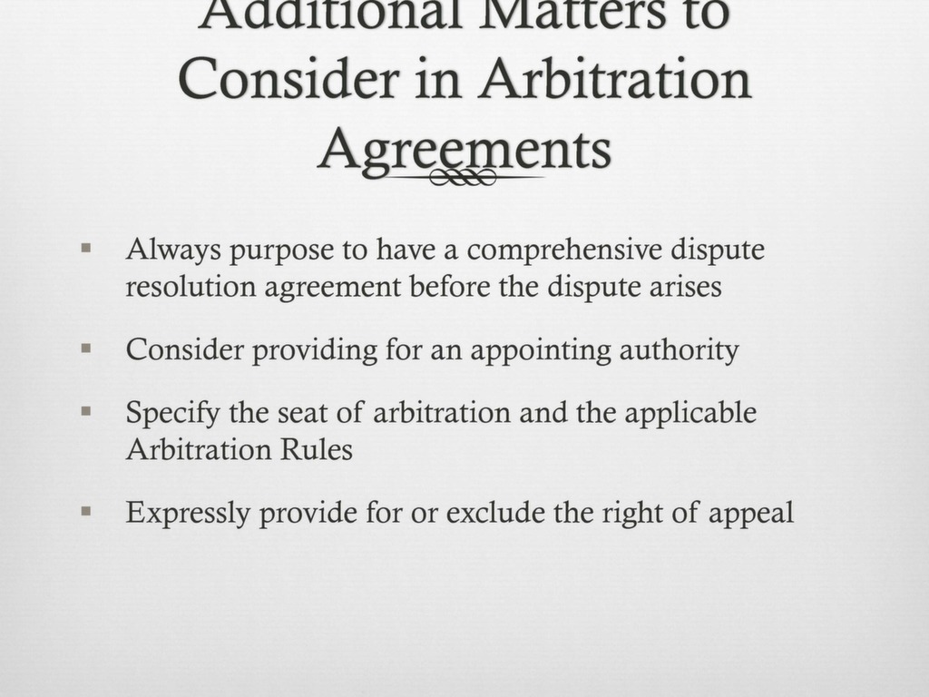 Drafting Dispute Resolution Clauses - Premier LC-ADR Consultants